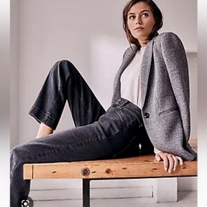 Nwt Ann Taylor Sculpting Pocket The Easy Straight Jeans Size 12T